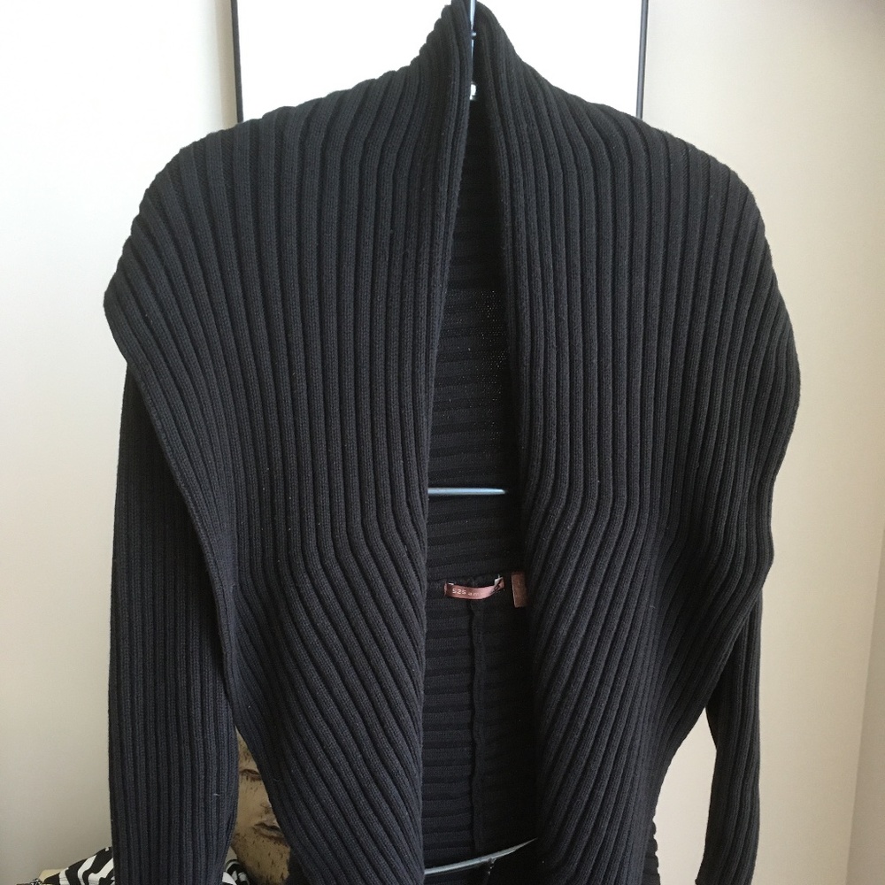 Oversized Shawl Collar Cardigan